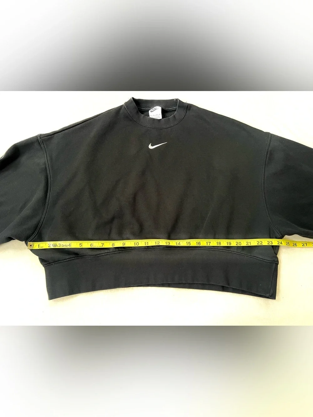 Nike Skater Streetwear Sporty Cropped Drop Shoulder Oversized Arms Sweatshirt